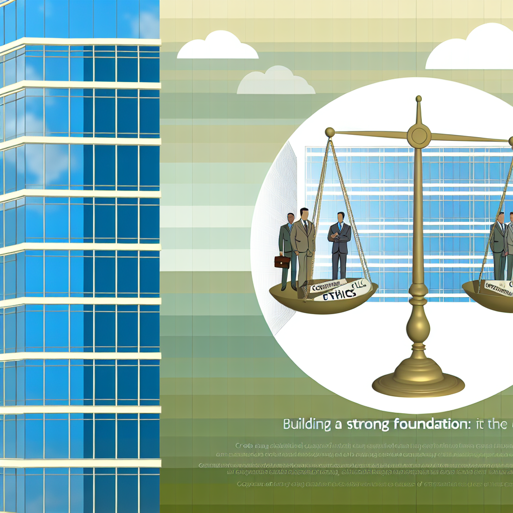 Building a Strong Foundation: The Role of Ethics in Corporate Compliance