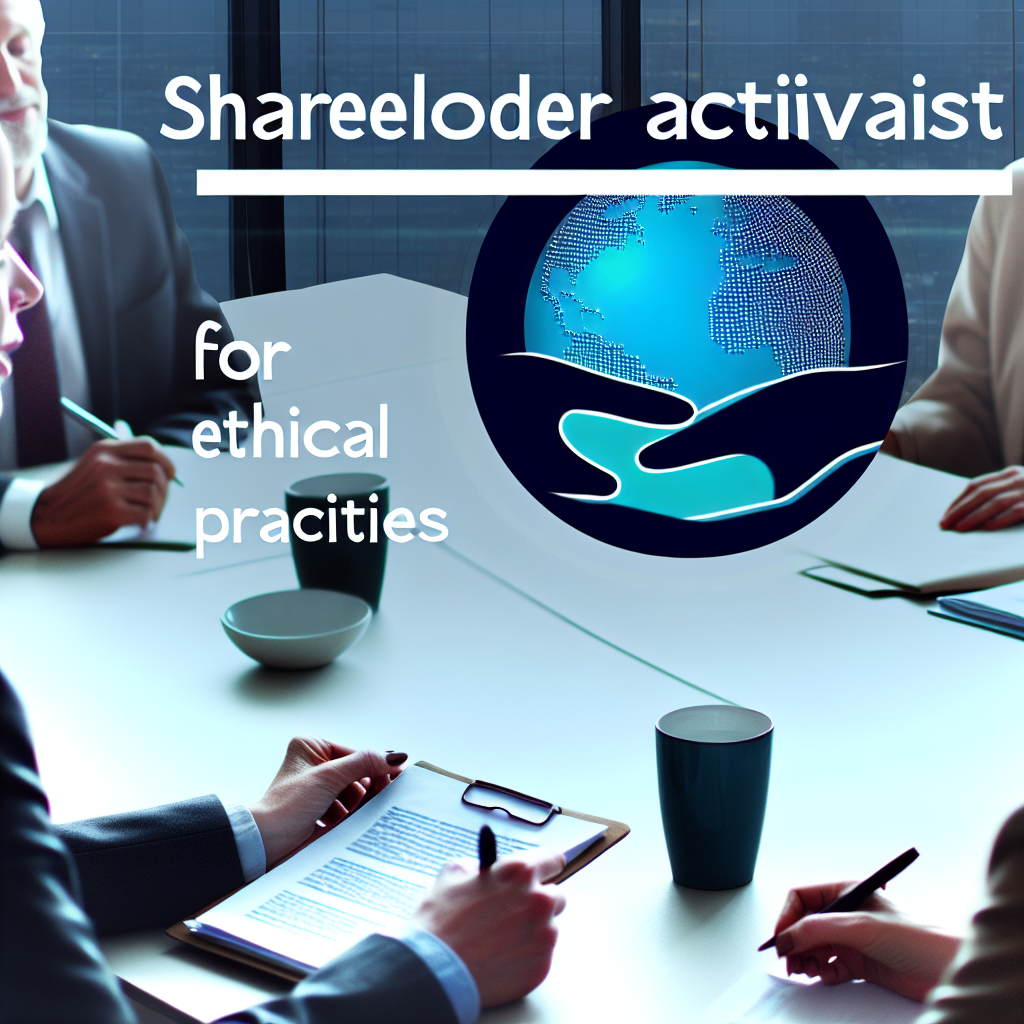 Shareholder Activism for Ethical Practices