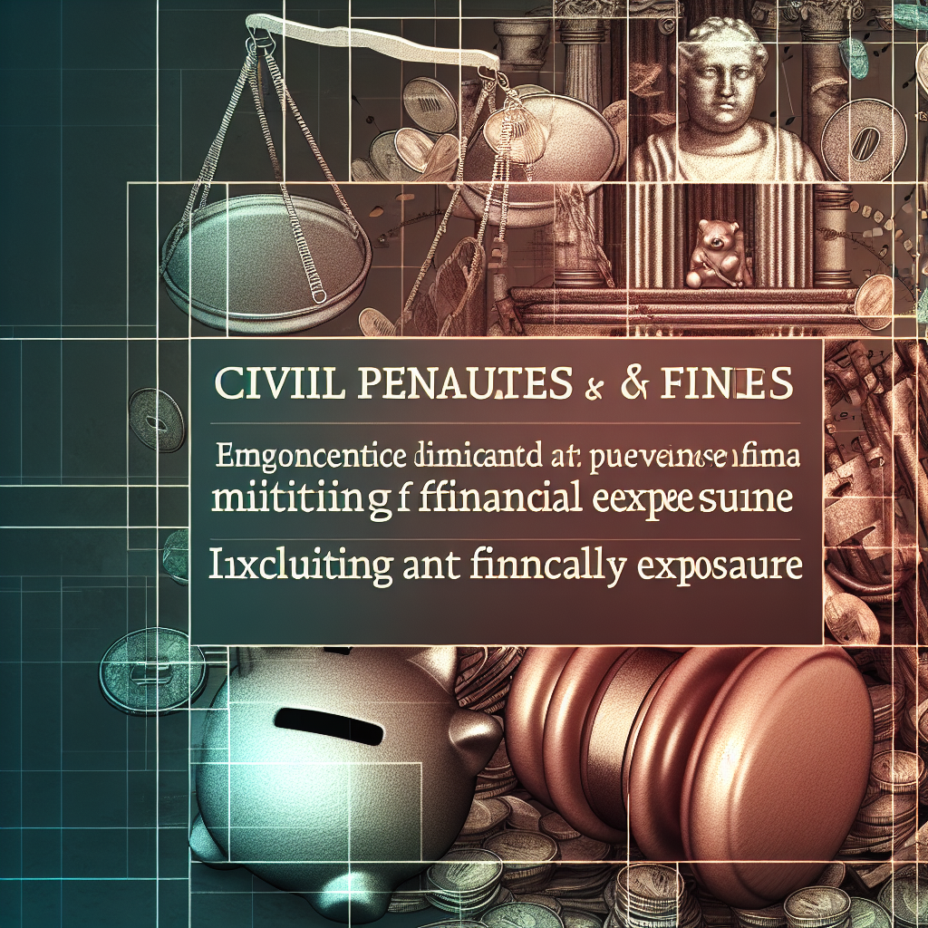 Civil Penalties and Fines: Mitigating Financial Exposure