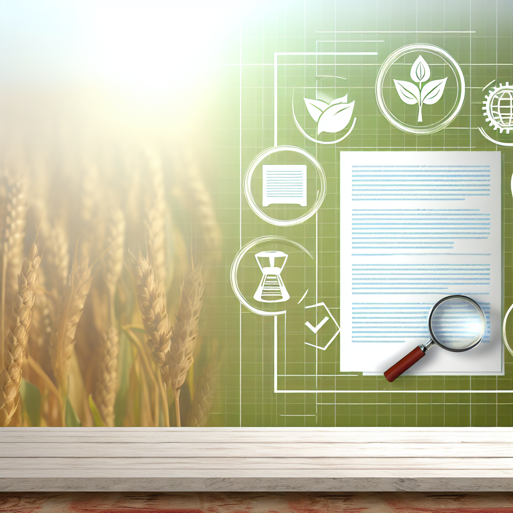 Food Safety in Agriculture: Legal Requirements and Traceability