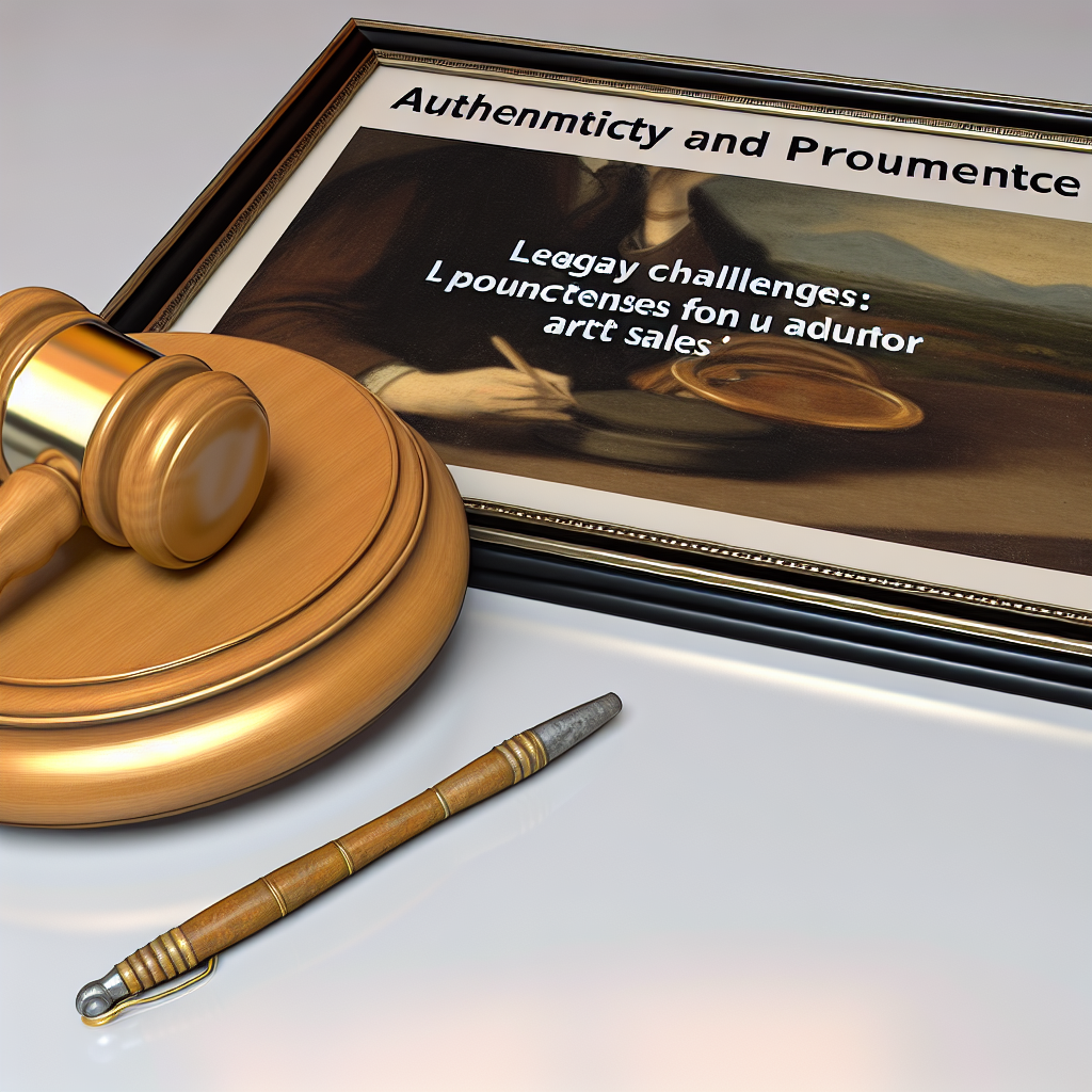 Authenticity and Provenance: Legal Challenges in Art Sales