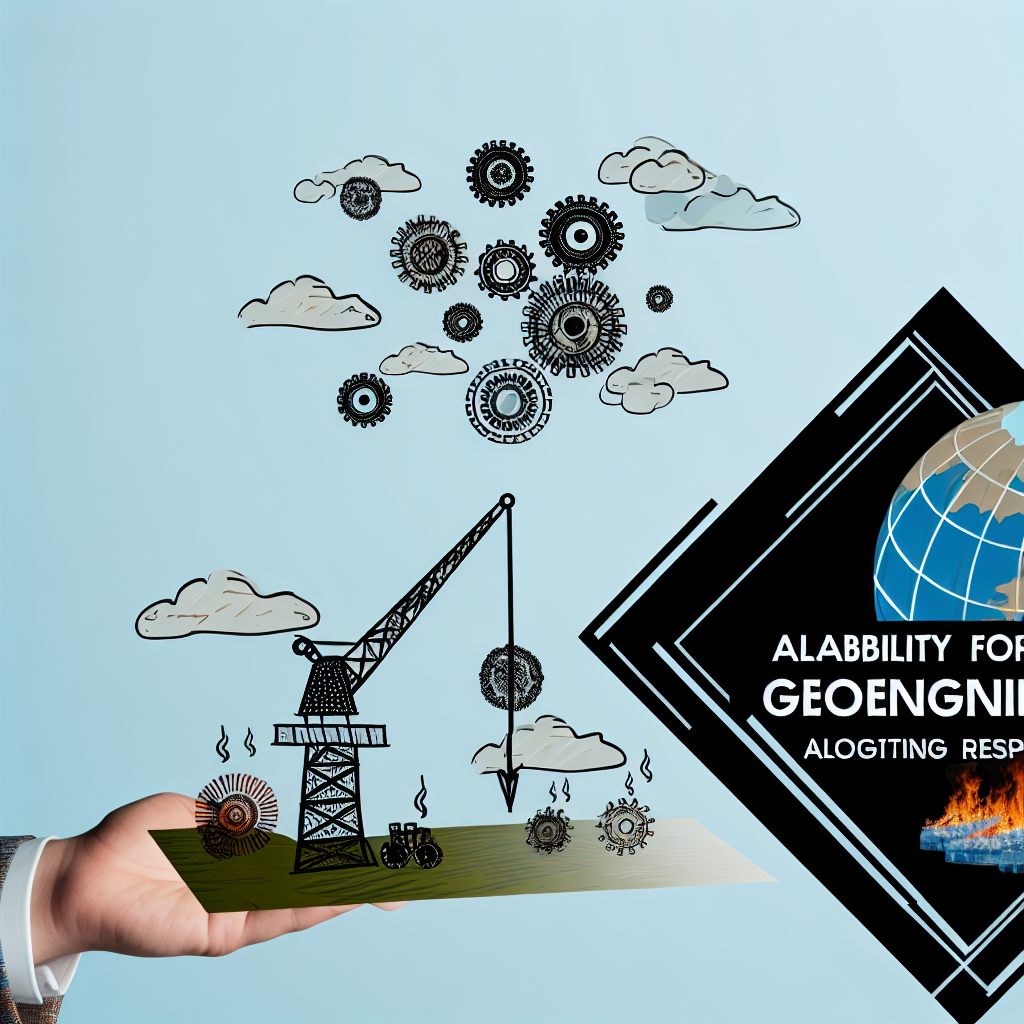 Liability for Geoengineering: Allocating Responsibility for Climate Impacts